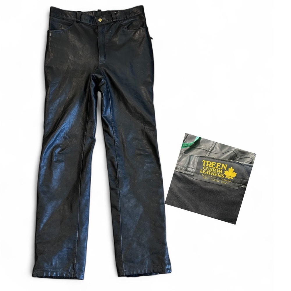 Vintage Never Worn Treen Custom Leathers Bikercore Pants